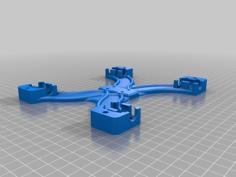 Ecksbot Y-Cart With ZipTie Holes. 3D Printer Model