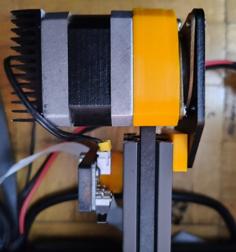 Ender 3 Y-axis Stepper Motor Damper And Heat Sink Spacer For Removable Pulley 3D Printer Model