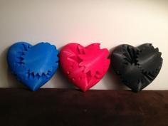 Three Heart Gears 3D Printer Model