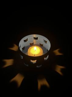 Cat Candle Fixture 3D Printer Model