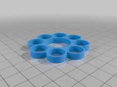 Nerf PVC Blowgun Dart Holder – Full Circle 3D Printer Model