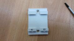 SSR DIN Rail Mount (SSR Hutprofilschienenadapter) 3D Printer Model