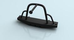 1/10 Scale Back Bumper/Tire Rack For Axial Deadbolt Or Similar Truck Model 3D Printer Model