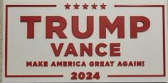 Trump Vance 2024 Sign 3D Printer Model