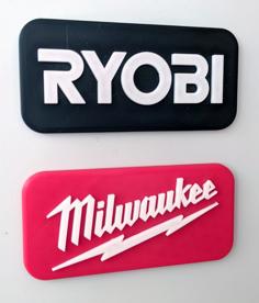 Milwaukee Logo Nameplate 3D Printer Model