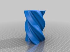 Torqued Vases 3D Printer Model