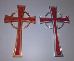 Christian Cross 3D Printer Model