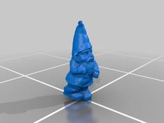 Zombie Gnome 3D Printer Model