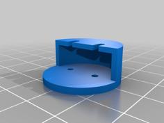 Dual CR2032 Battery Holder 3D Printer Model