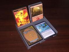 MTG Card Holder And Land Counter 3D Printer Model