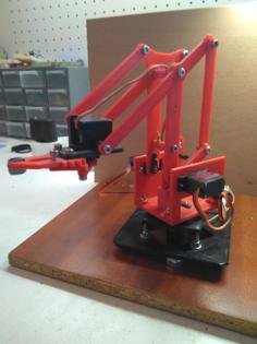 Josele_meArm V0.1 ( MeArm Robotic Arm ) 3D Printer Model