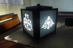 Vintage Cube Lamp 3D Printer Model