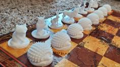 Chess Set – Forest Animals 3D Printer Model