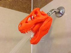 T-Rex Shower Head 3D Printer Model