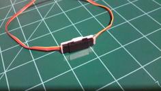 Servo Lead Securement Clip 3D Printer Model