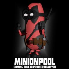 Minionpool (Deadpool) Mini Figure 3D Printer Model