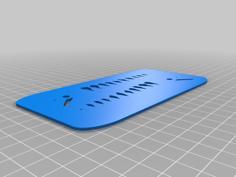 Fishing Lure Airbrush Stencil – Tiger Stripes 3D Printer Model