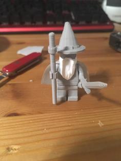 Lego Gandalf MiniFigure (Randalf De Gré) 3D Printer Model