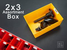 ASSORTMENT SYSTEM BOX 2X3 3D Printer Model