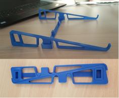 Portable Laptop Stand 3D Printer Model