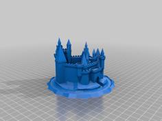 Castle Remix With Moat 3D Printer Model