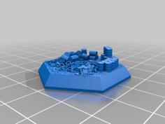 Hex Base – Urban Rubble Set 3D Printer Model