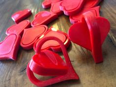 Valentines Day Spinning Heart 3D Printer Model