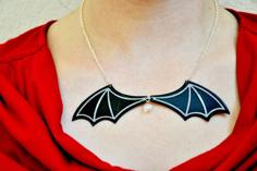 Bat Wing Necklace 3D Printer Model