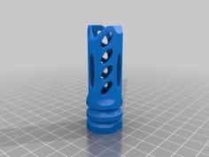 Flash Hider Airsoft 3D Printer Model