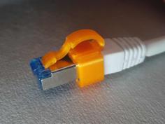 RJ45 Replacement In Two Parts [stronger & Tighter Fit] 3D Printer Model