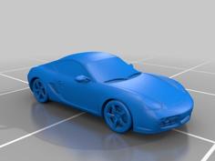 Porsche Cayman S 3D Printer Model