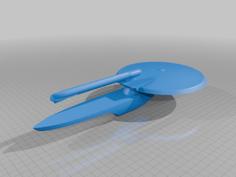 Hack Class_Excelsior Variant-Star Trek 3D Printer Model