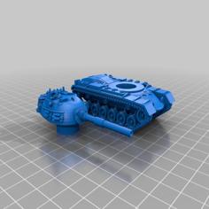 Magach 3 (Israeli M48) Yom Kippur War 1973 3D Printer Model