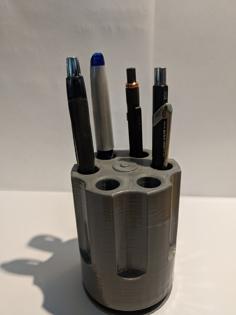 3D Printed Revolver Stationary Holder 3D Printer Model