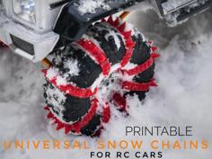 Universal Snow Chains/spikes For Crawler And RC Cars 3D Printer Model