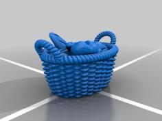 Basket Of Breads 3D Printer Model