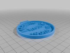 Médaille De La Super Instit 3D Printer Model