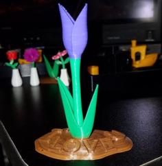 Tulip, Fixed For FDM 3D Printer Model