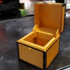 Minecraft Chest And Double Chest: Hidden Hinge 3D Printer Model