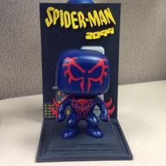 Spiderman 2099 Funko Bobblehead UPGRADE 3D Printer Model