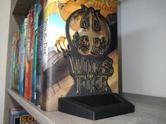 Wings Of Fire Bookend 3D Printer Model