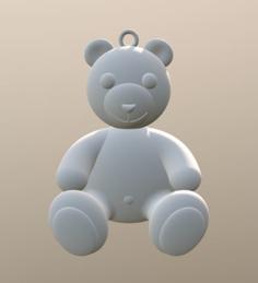 Teddy Bear Charm 3D Printer Model