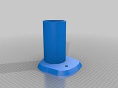 Windmill Flower Pen Holder 3D Printer Model