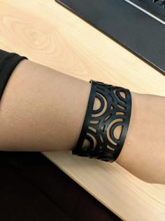 Thermoform Cuff Bracelet 3D Printer Model