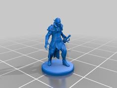 Vampire Miniature 3D Printer Model