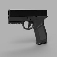 Frame For KJW Airsoft Glock 23 (G19 With 40SW Markings) 3D Printer Model