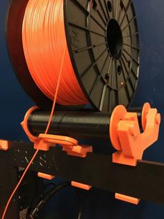 Prusa I3 Mk3 Roller Spool Holder 3D Printer Model