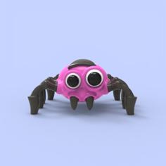 Spider Kawaii 3D Printer Model