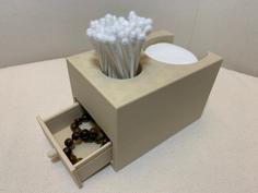 Bathroom Box – Cotton Swab And Pads Holder 3D Printer Model