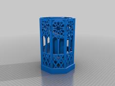 Fancy Functional Dice Tower Terrarium Planter Decor 3D Printer Model